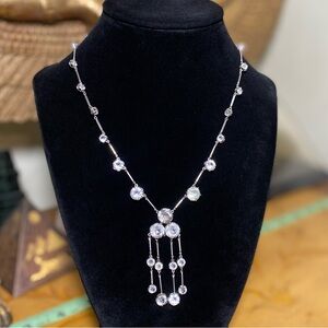 Vintage Necklace with Crystal Accents